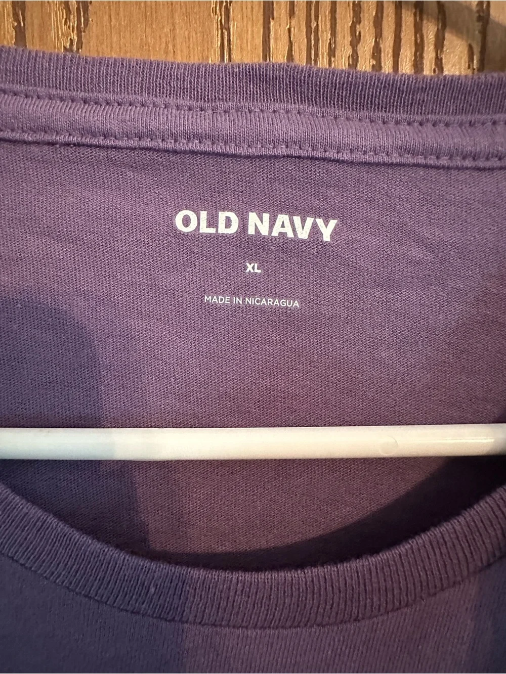 Old Navy Purple Crew Neck Graphic Tee